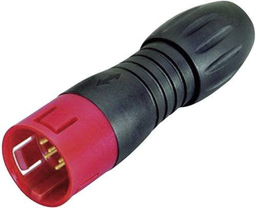 Binder 99-9125-50-08 Rundstecker Stecker gerade rot mit 8 Polen aus der Serie 720 - Bild 1