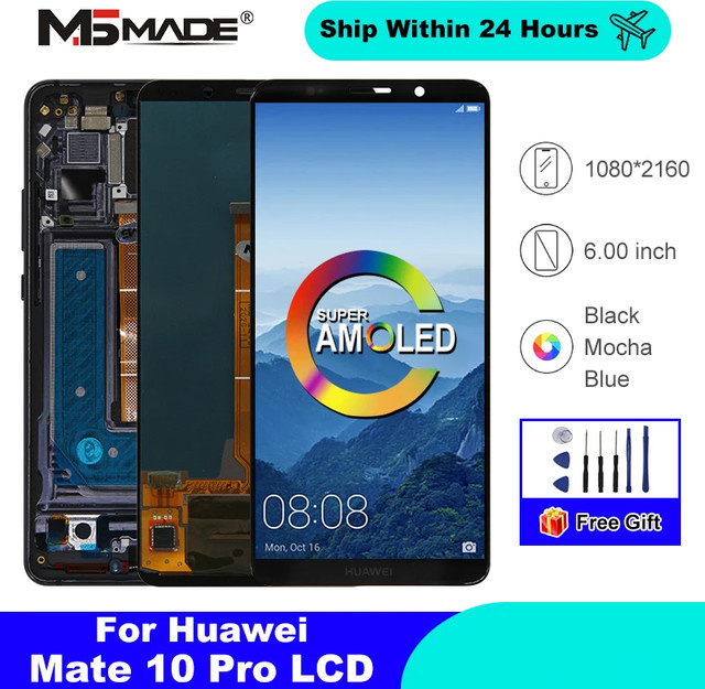 Huawei Mate 10 Pro AMOLED LCD Display mit Touchscreen Digitizer Ersatzteil für BLA-L29 BLA-AL00 in Schwarz oder Braun - Bild 1