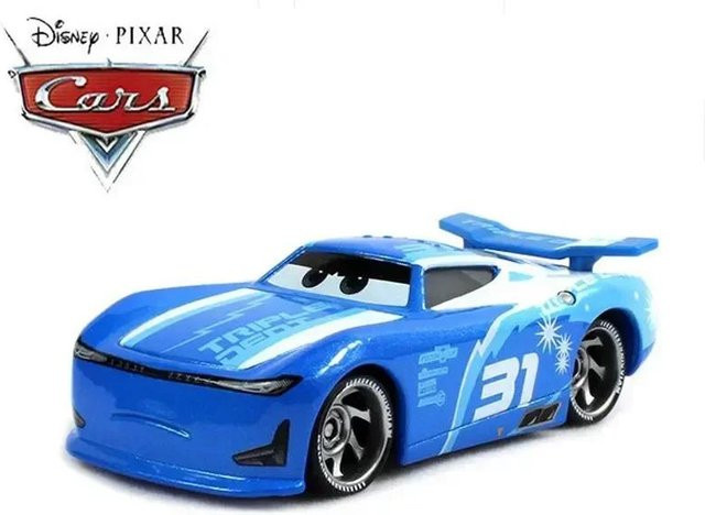 Pixar Disney Cars 3 Lightning McQueen Styling Rennwagen, Modellauto, Metall, 1:55, ab 4 Jahren - Bild 1