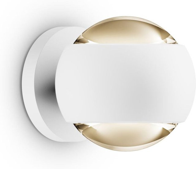 Occhio io verticale LED-Wandleuchte in Weiß matt mit warmweißem Licht (2700K) - Bild 1