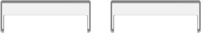 Igeteck Verbindungsadapter Uhrenzubehör, 20mm-18mm, silber, Unisex - Bild 1