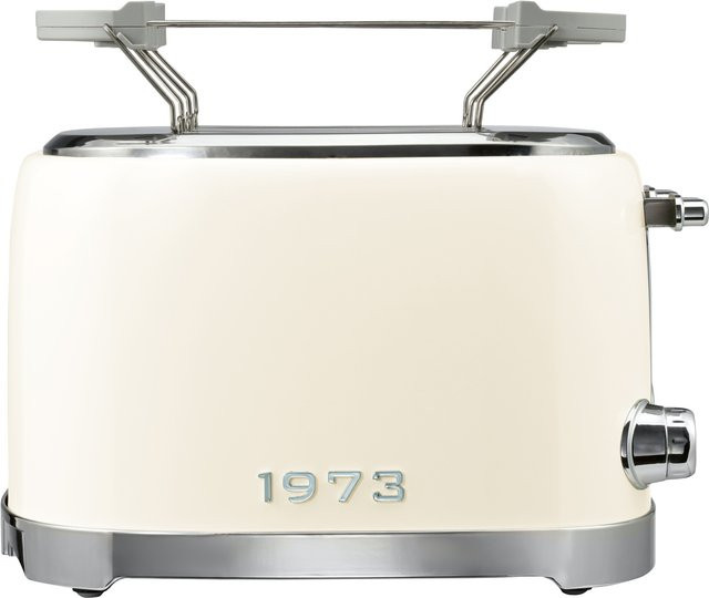 SILVERCREST Toaster Edelstahl 4 Schlitz Chrom Retro 1973 Beige SVTR 1900 A1 - Bild 1