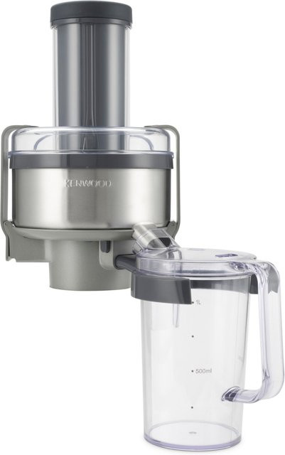 Kenwood Entsafter Aufsatz AT641B Profi-Entsafter in Transparent und Silber - Bild 1
