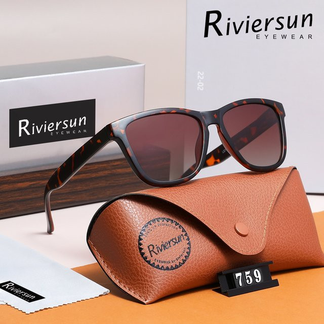 RIVIERSUN Sonnenbrille, square, Vollrand, Kunststoff, brown, Unisex - Bild 1
