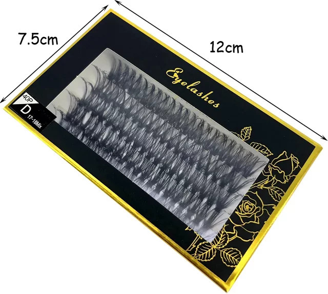 AMSDCN Wimpernbündel, 3D-Nerzwimpern, natürlich - Bild 1