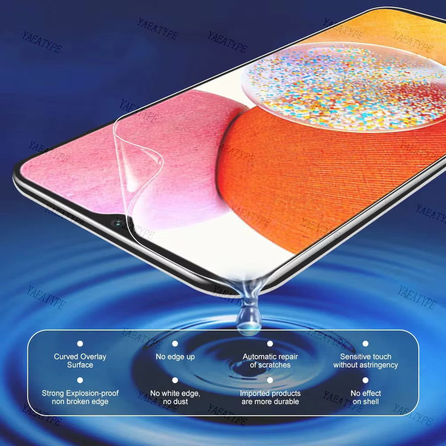 3er-Pack Hydrogel Displayfolie für Samsung Galaxy S24 S23 S22 S21 S20 Plus Ultra FE sowie Galaxy A53 A52S A51 A50 A21S Note 20 10 9 in Transparent - Bild 5