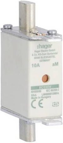 Hager NH-Sicherung 10A, 3 Stück, Weiß - Bild 1