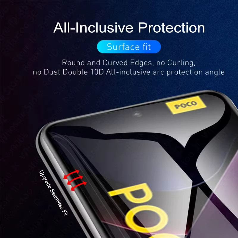 Xiaomi Hydrogel Display Schutzfolie Transparent für Poco X5 Pro F5 5G X5 5G M6 X6 C65 F6 Pro M6 - Bild 2