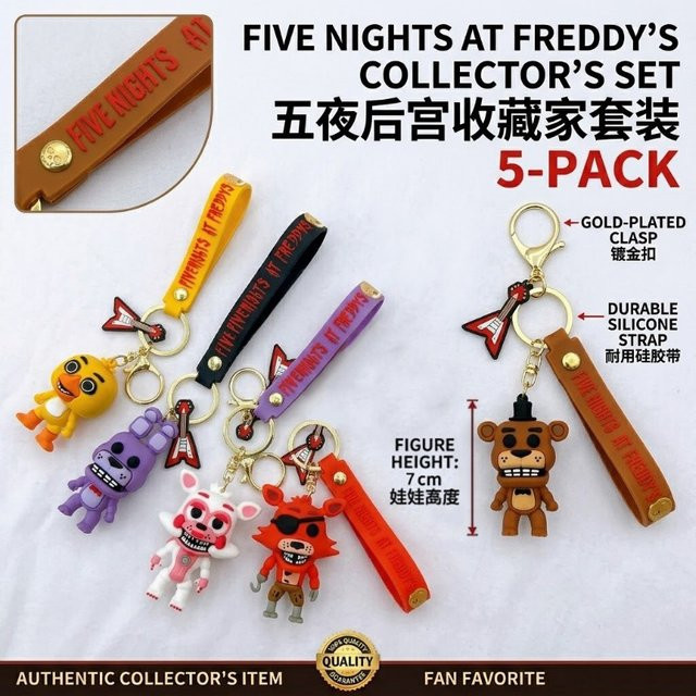Bandai Five Nights at Freddy's Freddy's Fazbear Bären-Puppe, Schlüsselanhänger - Bild 1
