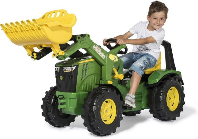 Rolly Toys rollyX-Trac Premium John Deere 8R, Trettraktor, mit Frontlader, ab 3 Jahre - Bild 1