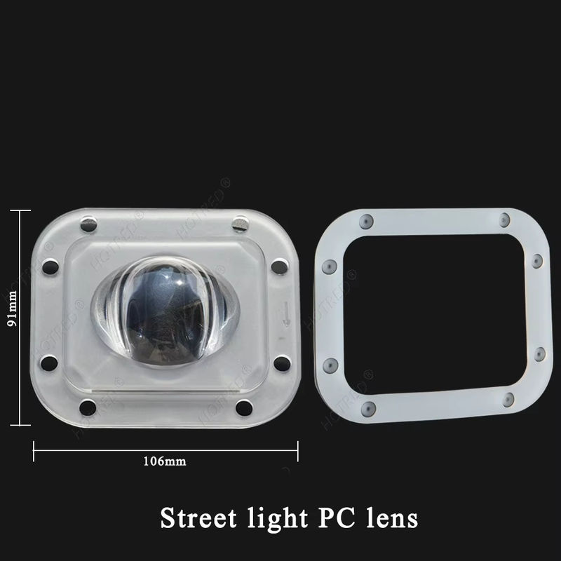 LED Objektiv Reflektor für COB Chips mit optischem Glas und PC-Abdeckung, 220V, Durchmesser: 44 mm, für 20W 30W 50W 100W, silberfarben - Bild 2