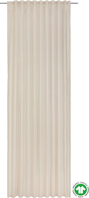 ecoTree Fertigvorhang Bio-Luise aus Bio-Baumwolle, 2 Stück, Beige, B: 140 cm, H: 255-267 cm - Bild 1