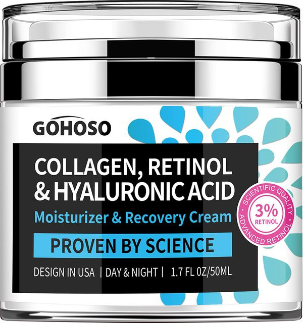 ENVISHA Gesichtspflege Creme mit Kollagen, Retinol, Hyaluronsäure - Bild 1