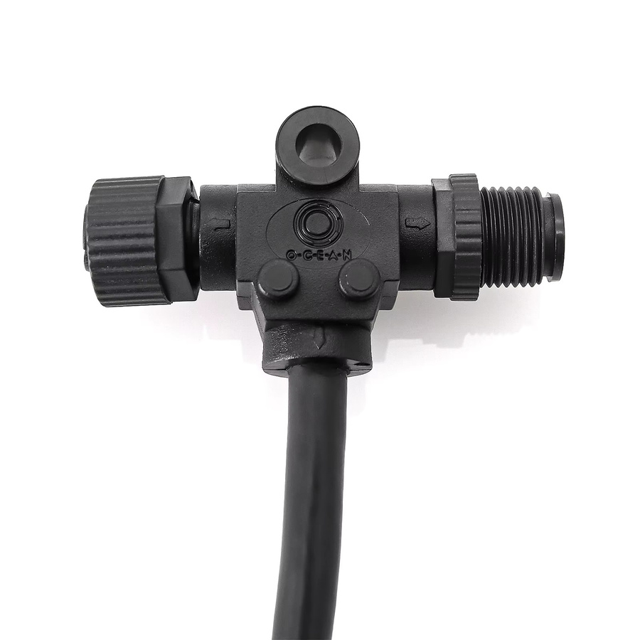 NMEA2000 Anschlusswiderstands-Stecker-Adapter mit 2 Meter langem Kabel in Schwarz - Bild 3