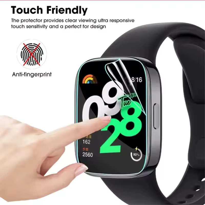 Xiaomi Hydrogel-Displayschutzfolie für Redmi Watch 4, Watch 5 Lite und Watch 5 Active, transparent - Bild 3