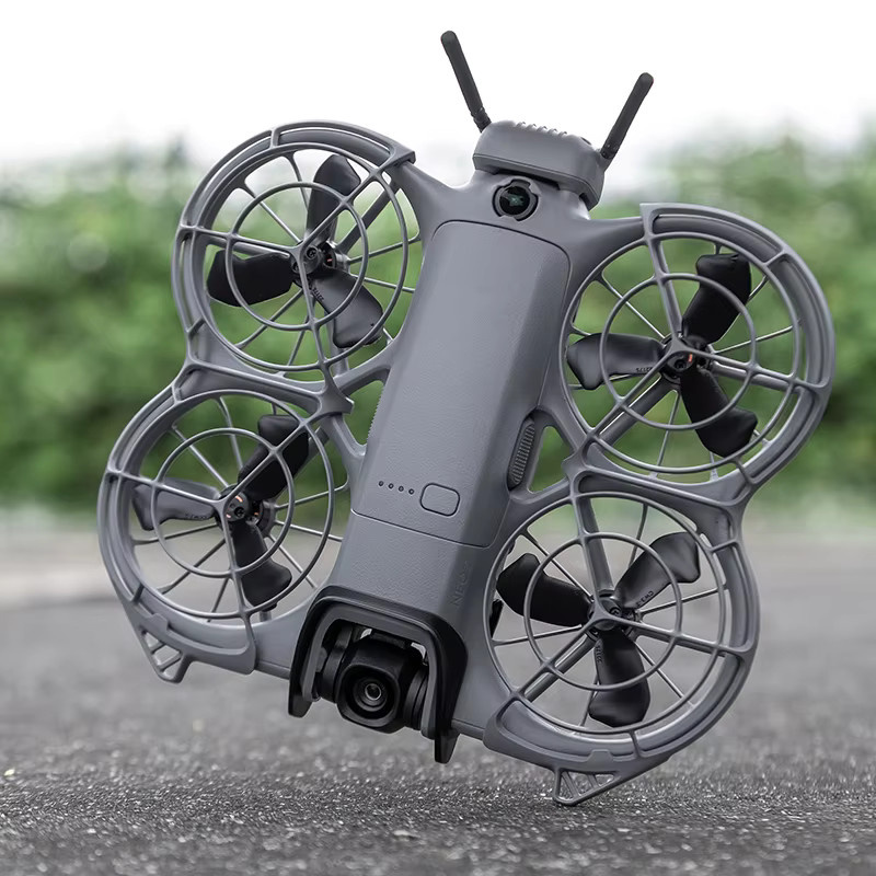 DJI Neo 2 Zubehör Set mit LED Fahrwerk Nachtflug Navigation Licht, Schwimm-Propellerschutz und Gimbal-Schutzhülle - Bild 3