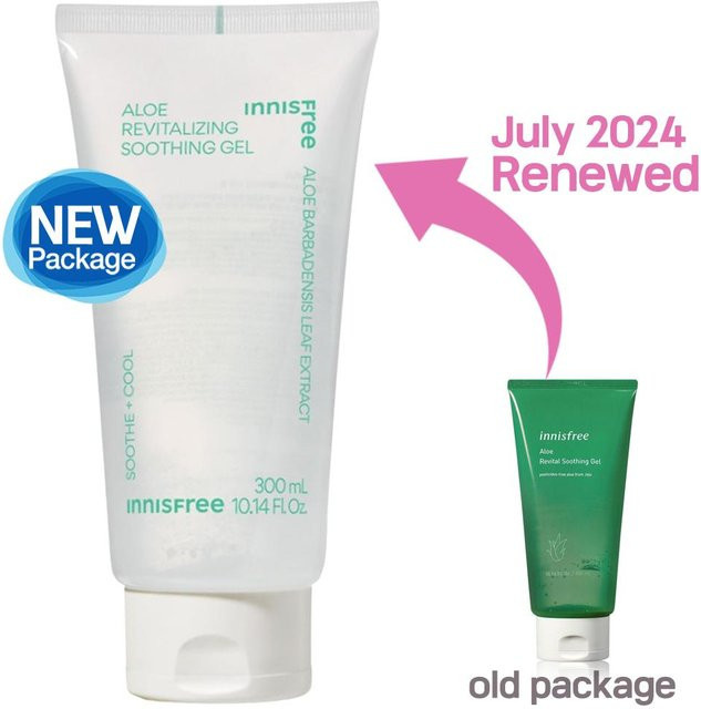 Innisfree Aloe Revital Beruhigendes Gel, 300 ml, Aloe Vera - Bild 1