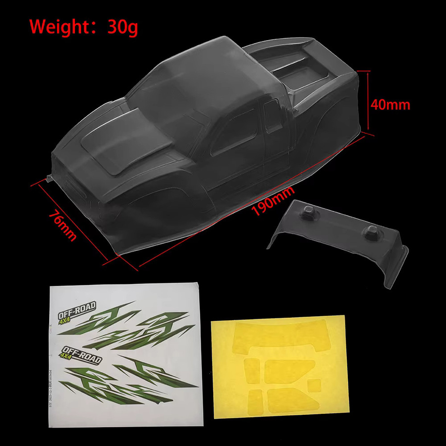 Axial SCX24 90081 Deadbolt, Transparente Karosserie, 1:24, Kunststoff - Bild 2