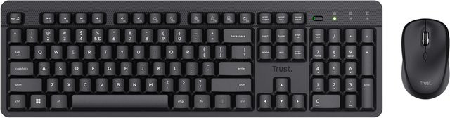 Trust ODY II Bluetooth Tastatur und Maus Set, QWERTZ Deutsch, Schwarz - Bild 2