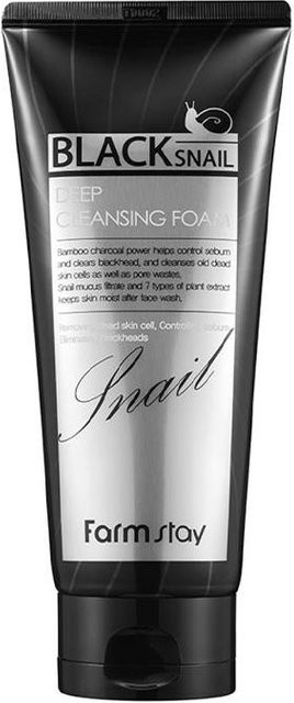 Farmstay Black Snail Tiefenreinigungs-Schaum, 180 ml, mit Schneckensekret - Bild 1