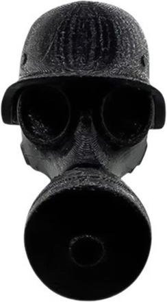 All You Want 1 Bierflaschenkorken und Weinstopfen mit lustigem 3D-Druck in Schwarz - Bild 1