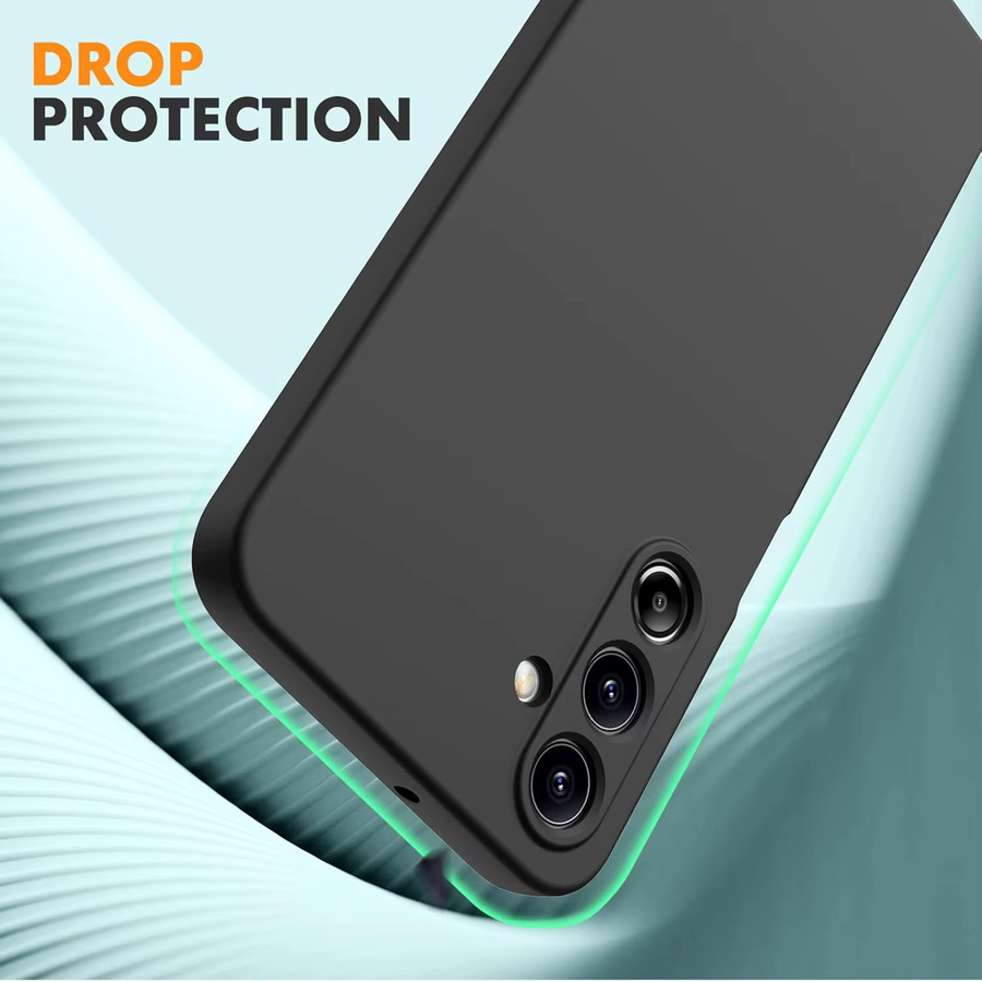 Silikon Schutzhülle für Samsung Galaxy A06 A16 A26 A36 A56 A15 A35 A55 A14 A24 A34 A54 in Schwarz - Bild 3