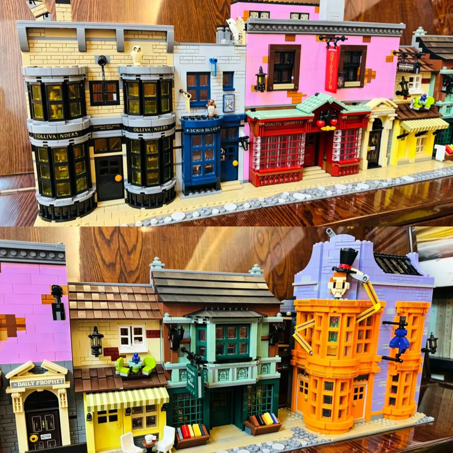 Hot Toys Diagon Street View, Bausteine Montagemodell, 5544 Teile - Bild 4