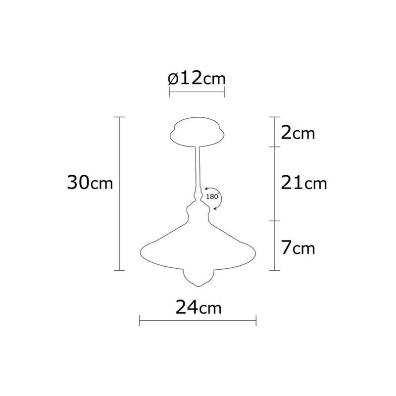 Opviq Pendelleuchte Berceste aus Metall in Bronze und Gold/Messing, E27, B/T/H: 24 x 24 x 31 cm - Bild 3