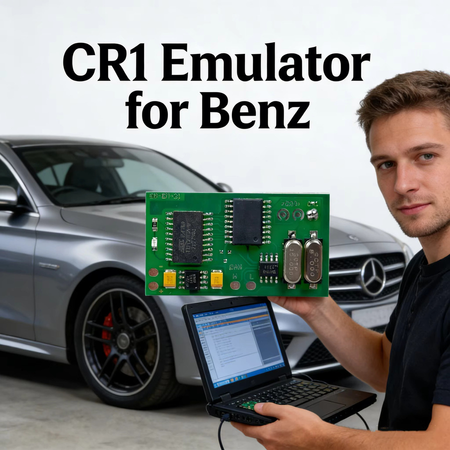 OBDIICAT CR1 IMMO Emulator Mercedes Wegfahrsperre Bypass System in Grün - Bild 4