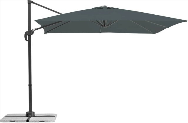 Schneider Schirme Ampelschirm Rhodos Junior in Anthrazit mit UPF 50+ Sonnenschutz, B/T: 270 x 270 cm - Bild 1