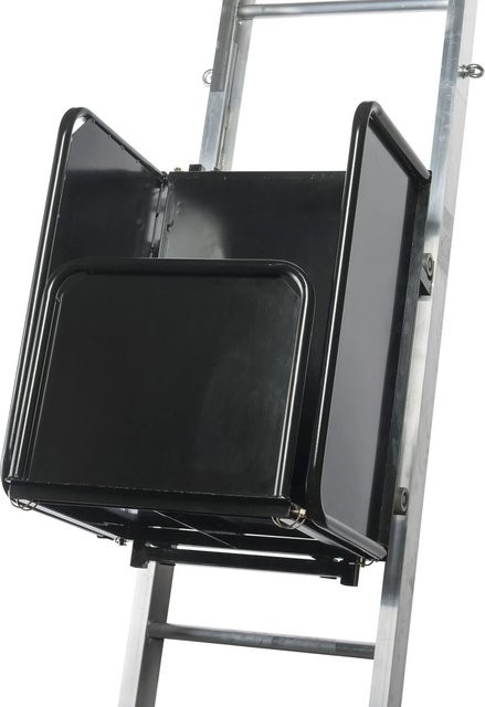 Haemmerlin Frontwand für Dachdeckerpritsche in Silber-Schwarz, B/H: 560,0 x 80,0 cm - Bild 1