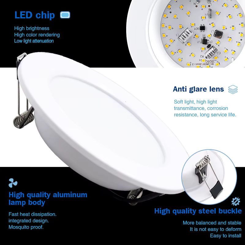 LATTUSO LED Downlight Rund Weiß für Innenbereich - Bild 2