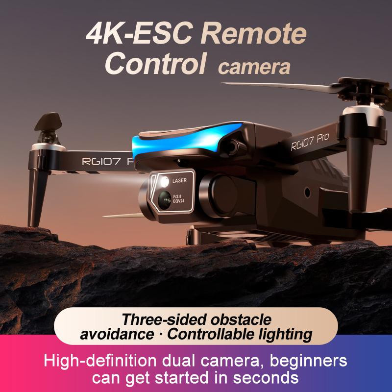 LYZRC RG107 Pro Drohne, Quadcopter, Schwarz, mit Wi-Fi, 1-teiliges Set - Bild 3