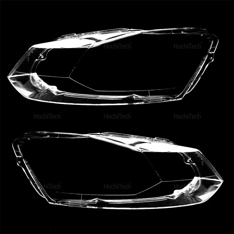 HochiTech Scheinwerfer Abdeckung aus Glas für Volkswagen VW Polo MK5 Pre-facelift 2010-2013, transparent - Bild 3