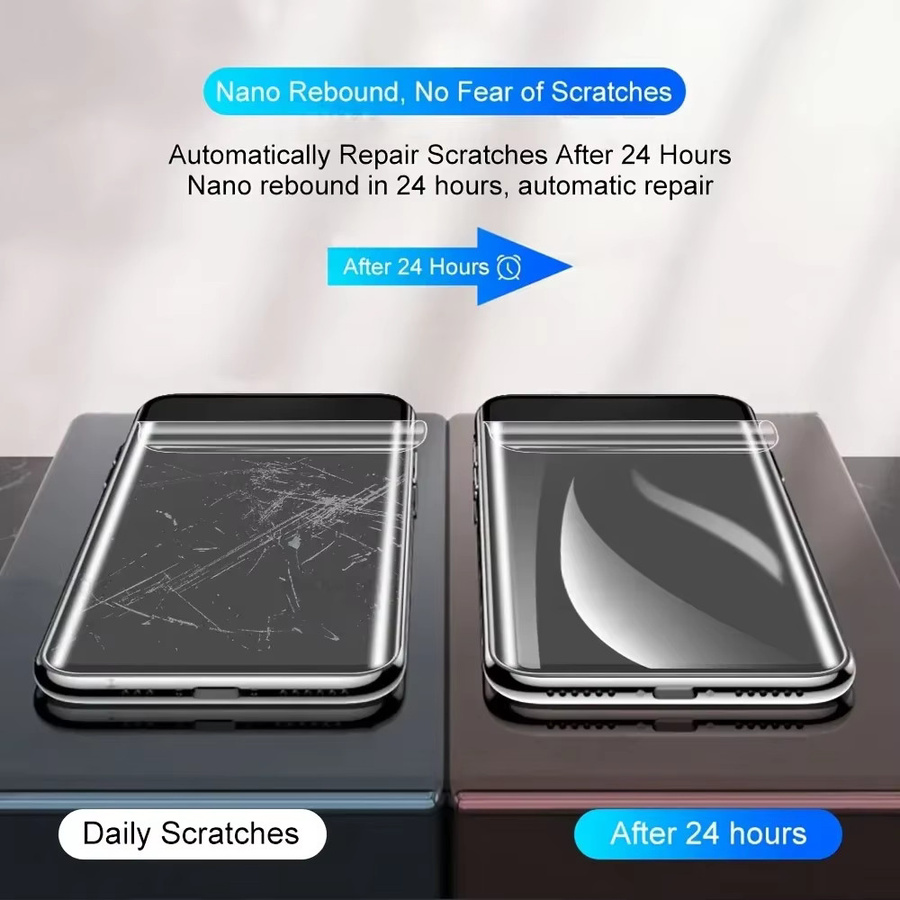 2er-Pack Matte Hydrogel-Schutzfolien für Samsung Galaxy S25 S24 S23 S22 S20 S10 Ultra und Note Serie, Transparent, Anti-Fingerprint - Bild 3