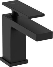 Hansgrohe Standventil Tecturis E mit Hebelgriff in Mattschwarz, Auslauf 122 mm - Bild 1