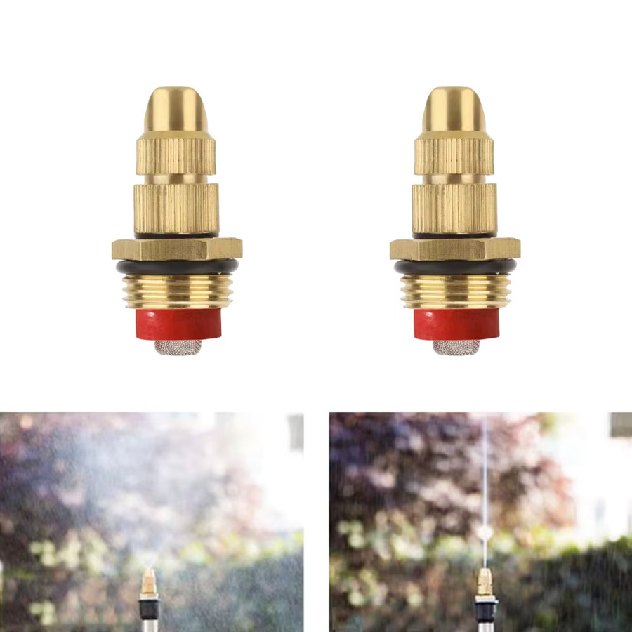 Einstellbare Bewässerungsdüse mit G1/2'' Außengewinde für Garten und Sprinkler als Sprühkopf oder Nebeldüse - Bild 6