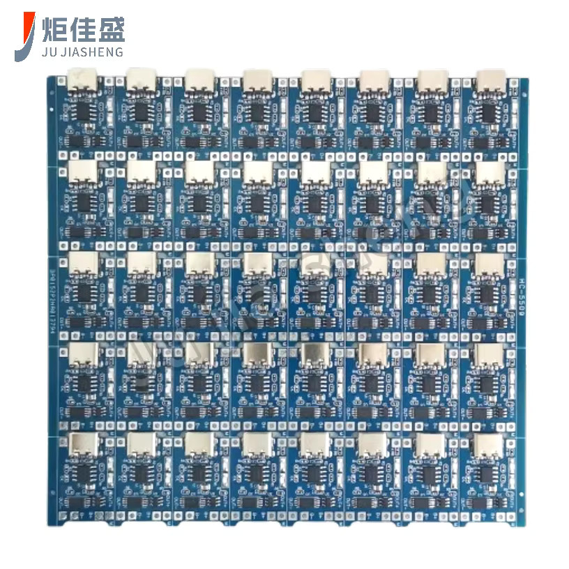 JUJIASHENG TP4056 Lithium-Batterie Ladeplatine Modul mit USB-C und Micro USB Schnittstelle sowie Ladeschutz, Blau - Bild 2