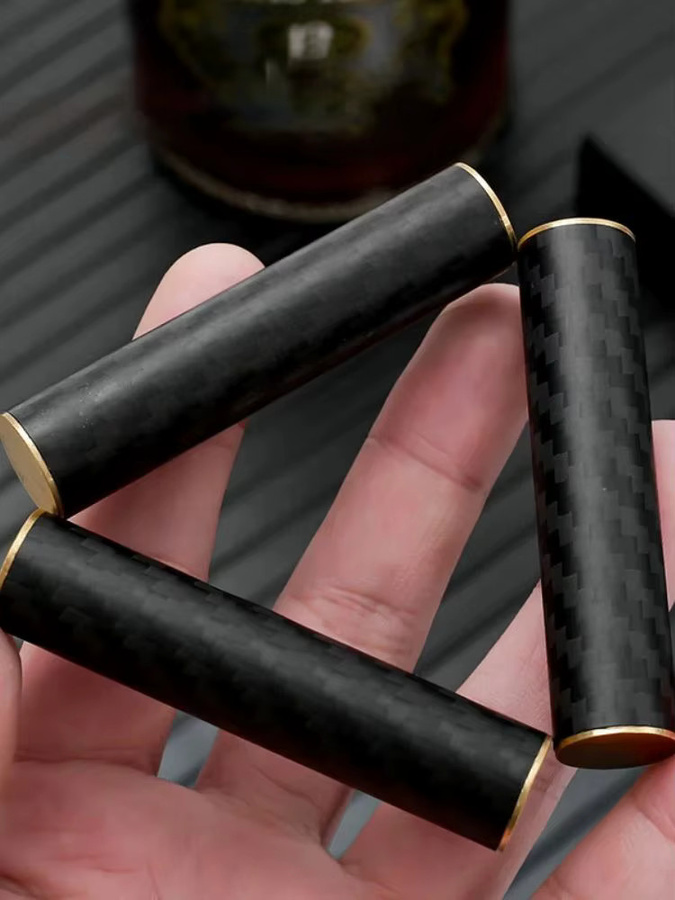 Soulbao Stick Fingertip Gyro, Magnetisches Metall Carbon Faser Dekompression Artefakt, Langweiliges Spielzeug - Bild 3
