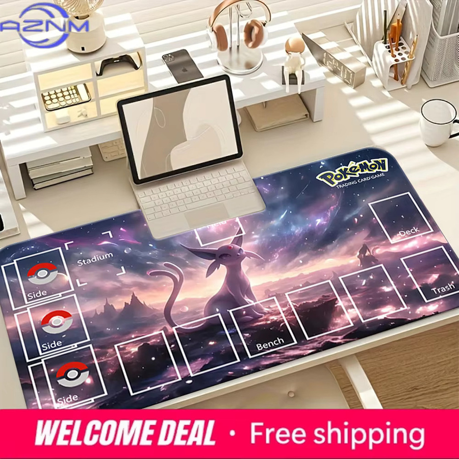 Potdemiel Pokémon Starry Sky Espeon TCG Spielmatte, rutschfest - Bild 3
