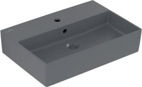 Villeroy & Boch Waschtisch Memento 2.0 aus Keramik in Grau, B/T: 60 x 42 cm - Bild 1