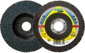 Klingspor SMT 926 Schleifmopteller Korn 60 gewölbt Schwarz Durchmesser: 115 mm, Bohrung: 22,23 mm - Bild 1