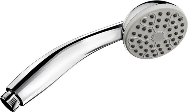 Delabie Handbrause G1/2B verchromt, rund, Durchmesser: 7 cm, einstrahlig mit Anti-Kalk-Funktion - Bild 1