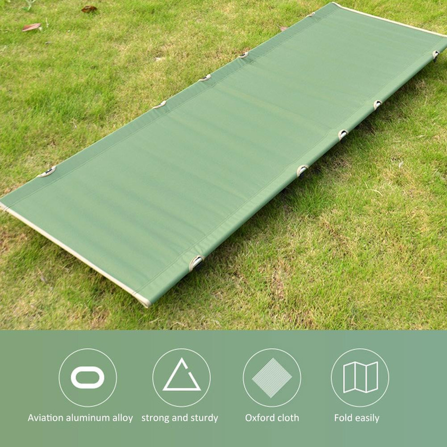 Lixada Ultraleichtes faltbares Campingbett aus Aluminiumlegierung und 900D Oxford-Gewebe für Outdoor und Strand - Bild 2