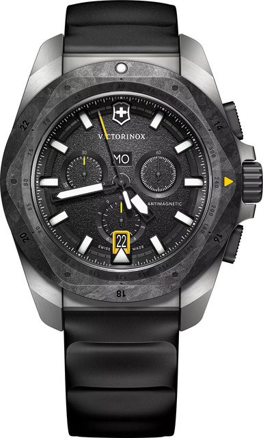 Victorinox Chronograph, Titan, Quarz, 43 mm, Schwarz, Herren - Bild 1
