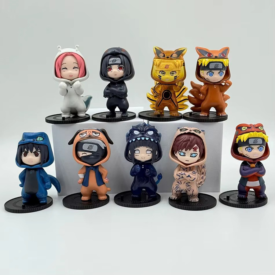 Bandai Naruto, Blindbox, 9-teiliges Set, PVC-Spielzeug - Bild 2