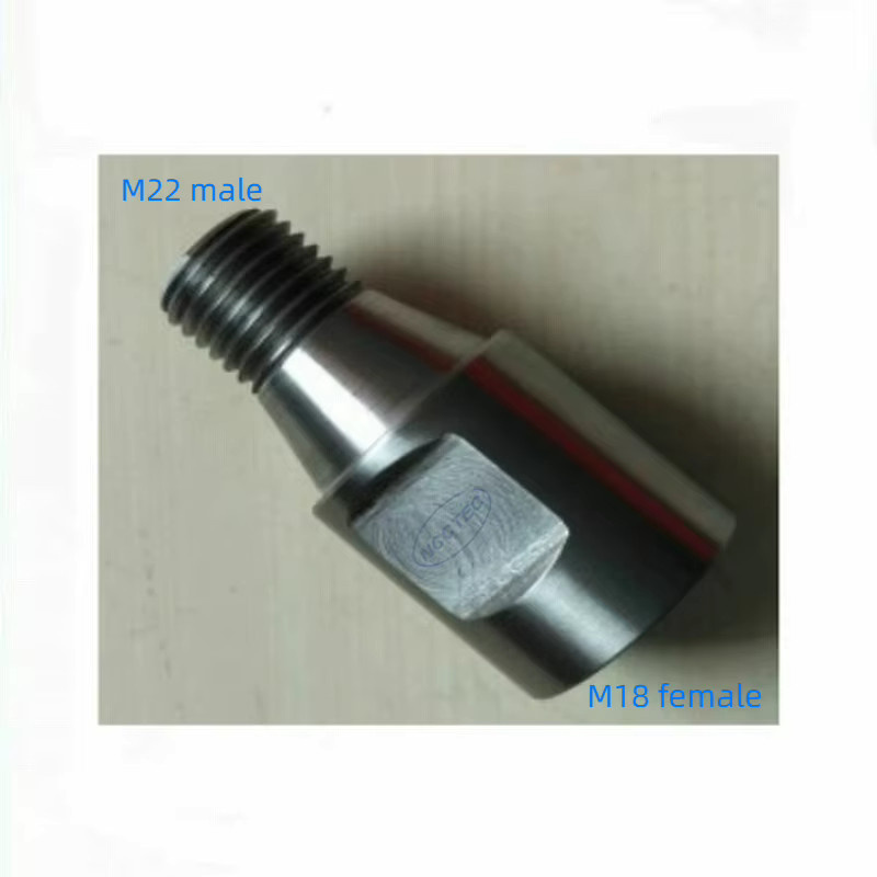 NCCTEC Adapterstecker M16 M18 Innengewinde auf M22 Außengewinde für Diamantbohrmaschinen und Kernbohrer - Bild 2