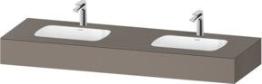 Duravit Qatego Einbauwaschtisch-Möbel-Set B/T/H: 160 x 55 x 17 cm - Bild 1