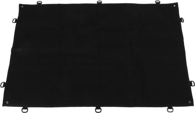 Igeteck Patch-Ausstellungsbrett aus Nylon mit Klettfläche als Wandorganizer zur Präsentation von Moral-Patches, Schwarz - Bild 1