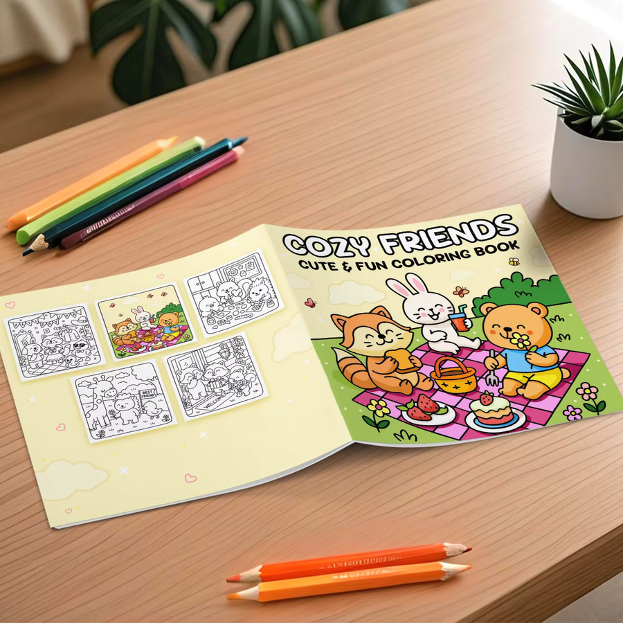 COZY FRIENDS, Malbuch - Bild 4